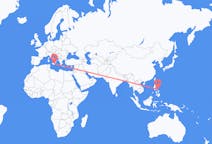 Flyreiser fra Virac, Catanduanes, Filippinene til Catania, Italia