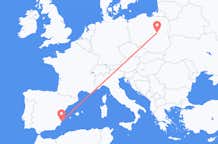 Flyrejser fra Alicante til Warszawa