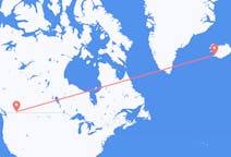 出发地 加拿大出发地 卡斯尔加目的地 冰岛雷克雅未克的航班
