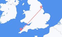Flug frá Kirmington, Englandi til Newquay, Englandi