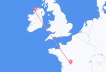 Flights from Limoges, France to Donegal, Ireland
