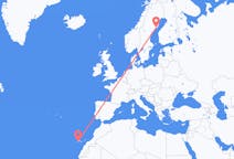 Flights from San Sebastián de La Gomera, Spain to Umeå, Sweden