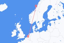Flyg från Bryssel, Belgien till Rørvik, Norge