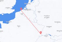 Flights from Basel in Switzerland to Ostend in Belgium