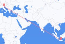 Flyreiser fra Semarang, Indonesia til Venezia, Italia