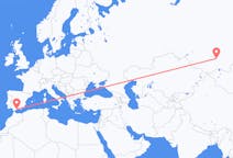 Flights from Abakan, Russia to Málaga, Spain