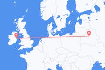 Vols de Minsk, Biélorussie pour Dublin, Irlande