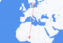 Flyg från Abuja, Nigeria till Bornholm, Danmark