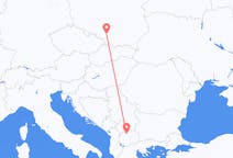 Flyrejser fra Skopje til Katowice