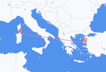 Vluchten van Mytilini, Griekenland naar Pontische Olbia, Italië