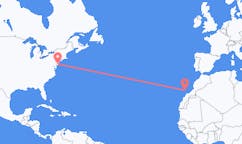 Flyreiser fra Atlantic City, USA til Lanzarote, Spania