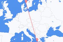 Flights from Kefallinia to Gothenburg