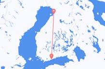 Vols d’Oulu pour Helsinki