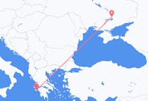 Vluchten van Zaporizja naar Zakynthos-eiland