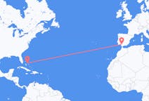 Flyrejser fra North Eleuthera, Bahamas til Sevilla, Spanien