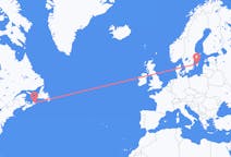 Flyreiser fra Sydney i Nova Scotia, til Visby