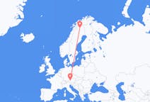 Vuelos de Salzburgo, Austria a Kiruna, Suecia
