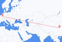 Flyg från Xi'an, Kina till Luxemburg, Luxemburg