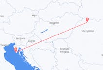 Fly fra Baia Mare til Pula
