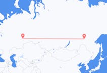 Flights from Neryungri, Russia to Yekaterinburg, Russia