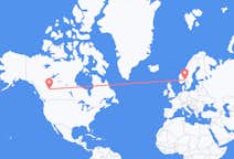 Flyreiser fra Grande Prairie, Canada til Oslo, Norge