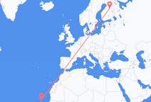 Flights from Boa Vista, Cape Verde to Kajaani, Finland