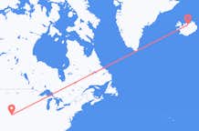 Flyreiser fra Denver, USA til Akureyri, Island