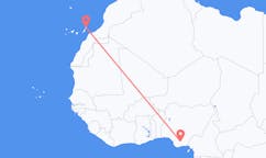 Fly fra Owerri til Lanzarote