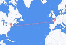 Flyrejser fra New York, USA til Poitiers, Frankrig