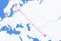 Flights from Lucknow, India to Kajaani, Finland