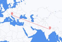 Flights from Varanasi to Ljubljana