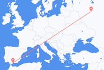 Flyreiser fra Moskva, Russland til Malaga, Spania