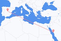 Flyreiser fra Yanbu, Saudi-Arabia til Madrid, Spania