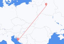 出发地 白俄罗斯明斯克目的地 克罗地亚扎达尔的航班