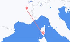Vluchten van Figari, Frankrijk naar Grenoble, Frankrijk