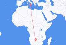 Flyg från Maun, Botswana till Malta (kommun), Botswana