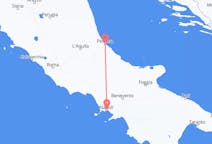 Vols depuis la ville de Pescara vers la ville de Naples