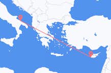 Flyreiser fra Bari, til Páfos
