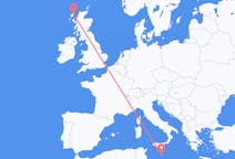Flyreiser fra Stornoway, Skottland til Malta, Malta