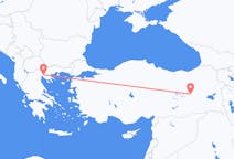 Flyreiser fra Bingöl, til Thessaloniki