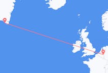 Flights from Nanortalik, Greenland to Maastricht, the Netherlands
