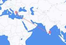 斯里兰卡出发地 锡吉里耶飞往斯里兰卡目的地 雅典的航班