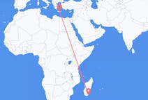 Flyreiser fra Tôlanaro, Madagaskar til Iraklio, Hellas