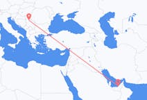 Flyrejser fra Abu Dhabi, De Forenede Arabiske Emirater til Beograd, Serbien