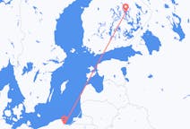 Flug frá Gdansk, Póllandi til Kuopio, Finnlandi