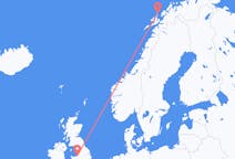 Flights from Andenes, Norway to Liverpool, the United Kingdom