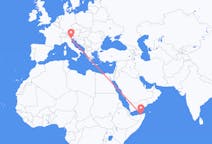 Flyrejser fra Boosaaso, Somalia til Venedig, Italien