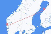 Flyreiser fra Karleby, til Bergen