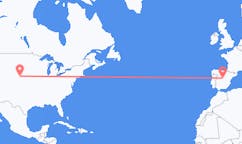 美国出发地 北普拉特飞往美国目的地 马德里的航班