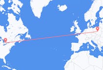 Flights from Waterloo, Canada to Łódź, Poland